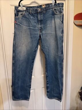 Reed FR Men’s Faded Blue Straight Jeans